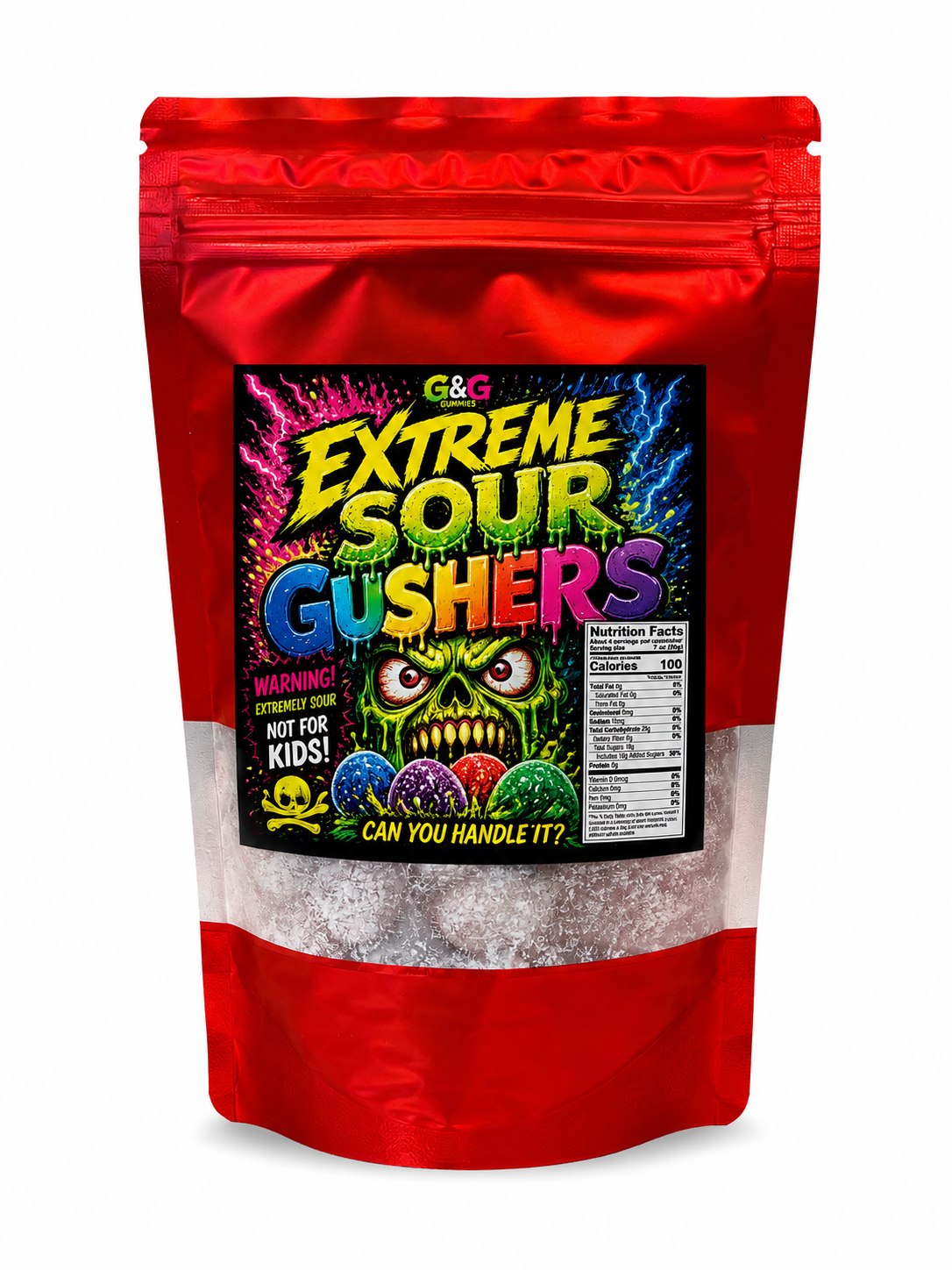 G&G Extreme Sour Gushers – Watermelon